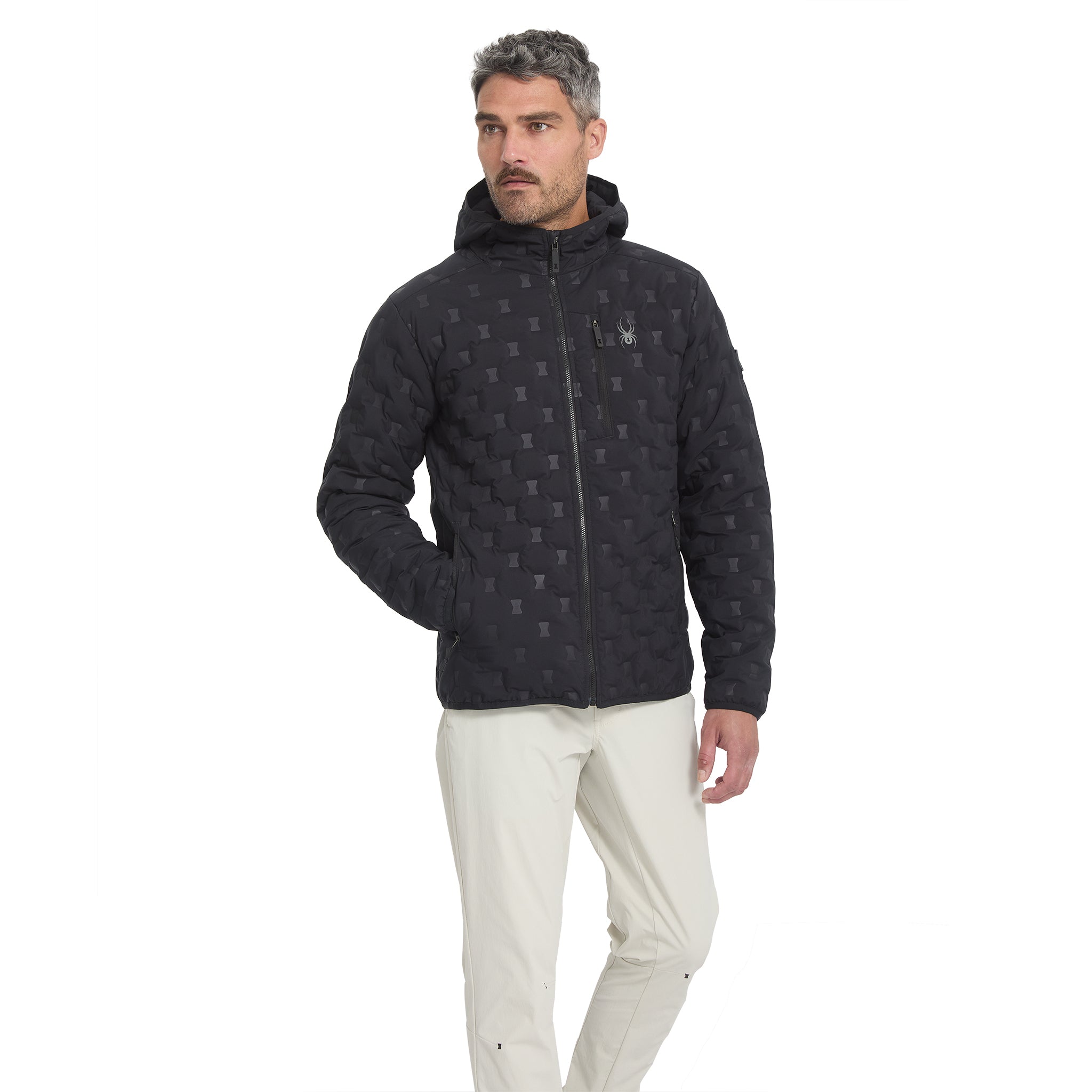 Zenith Hooded Jacket - Black | Spyder Europe
