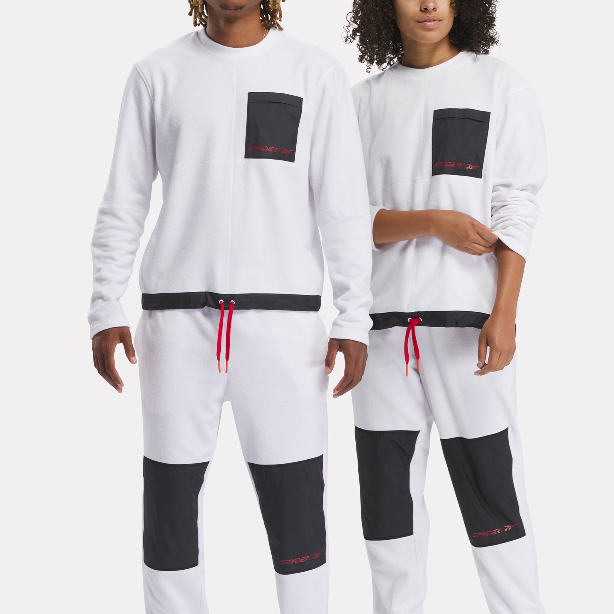 Spyder X Reebok Lounge Crew - White | Spyder Europe