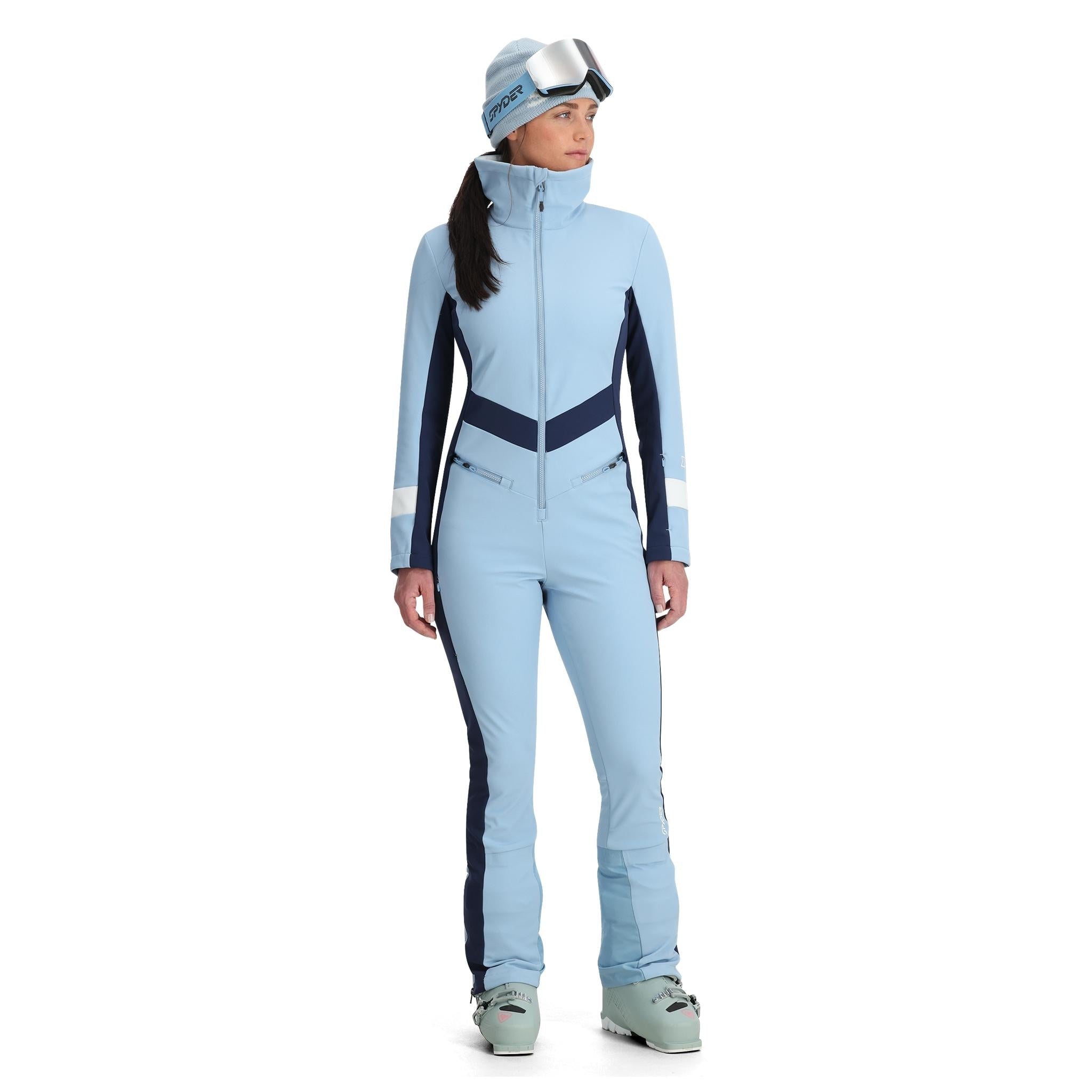 フルスーツ　レディース　コーディアル Origin Softshell Suit - Blue Drift | Spyder Europe