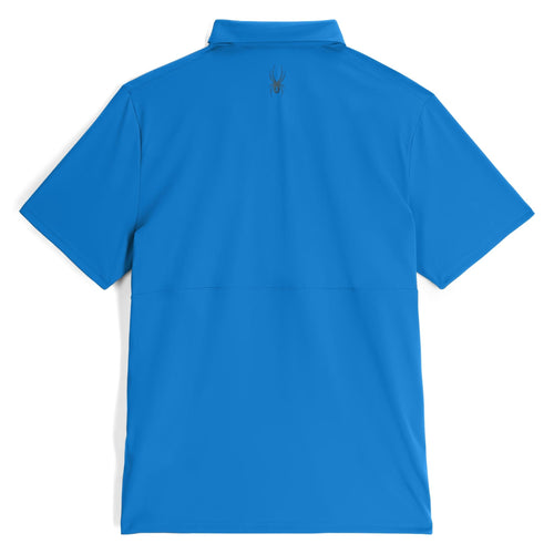 MEN LINKS SS TECH POLO - COBALT