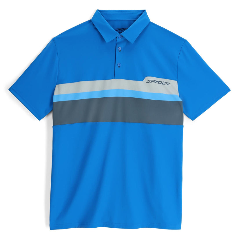 Men Links Short Sleeve Tech Polo - Cobalt