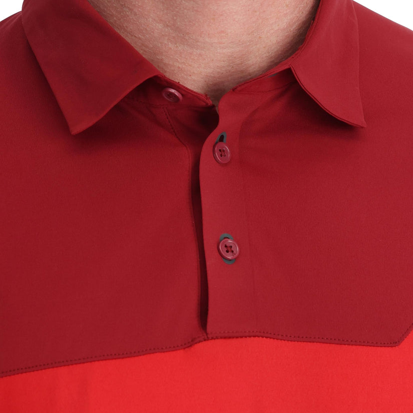 Links Short Sleeve Tech Polo - Raw Denim