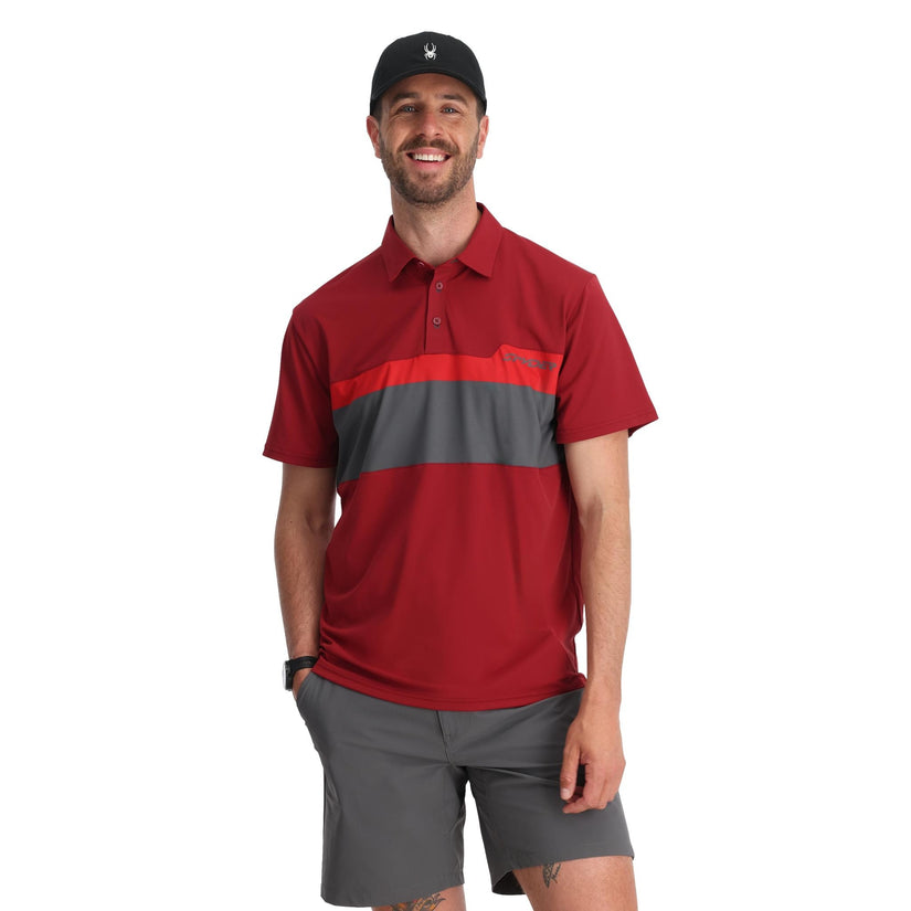 Links Short Sleeve Tech Polo - Raw Denim