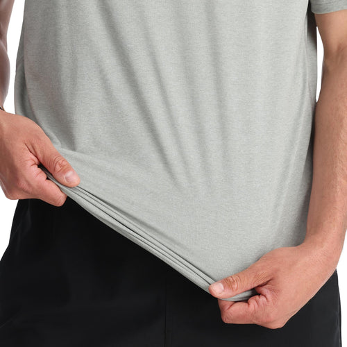 Mens Arc Short Sleeve Tech Tee  - Pewter