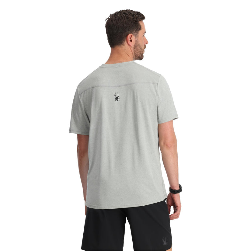 Mens Arc Short Sleeve Tech Tee  - Pewter