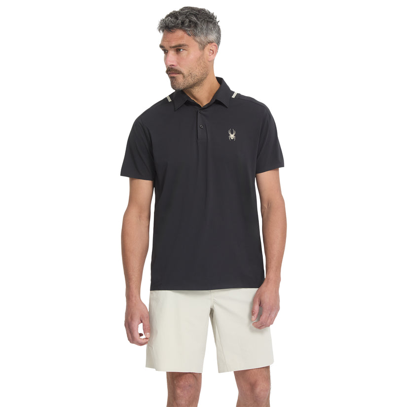 Pinnacle Short Sleeve Polo - Black