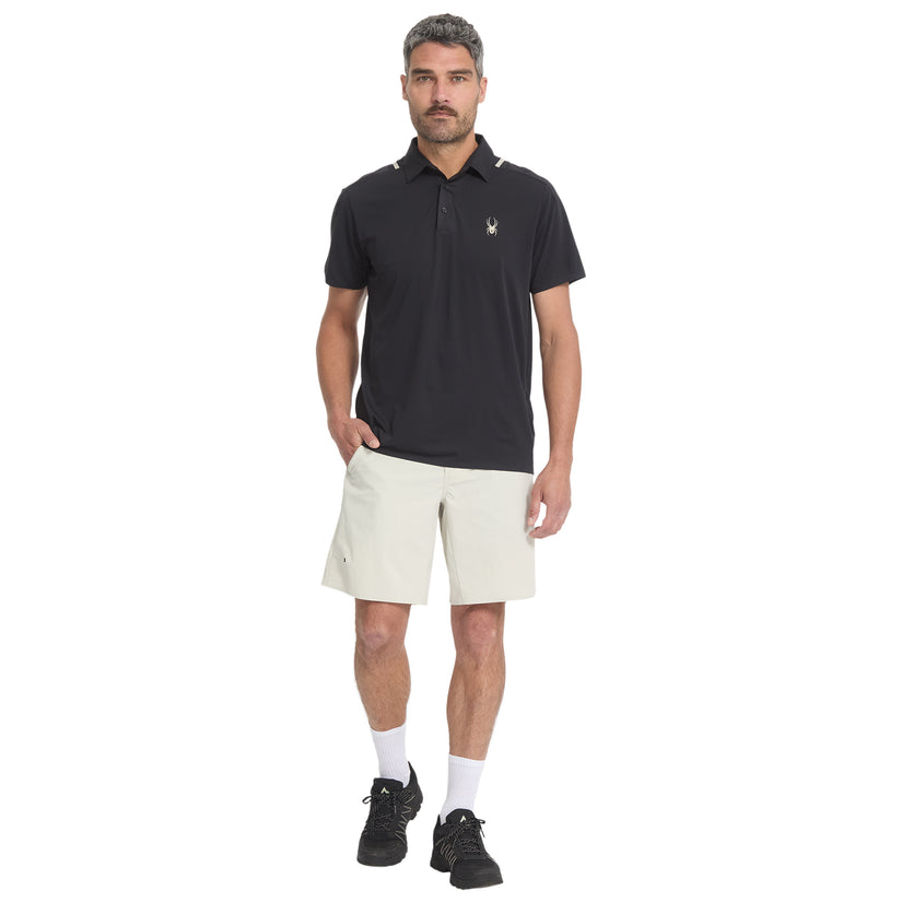 Pinnacle Short Sleeve Polo - Black