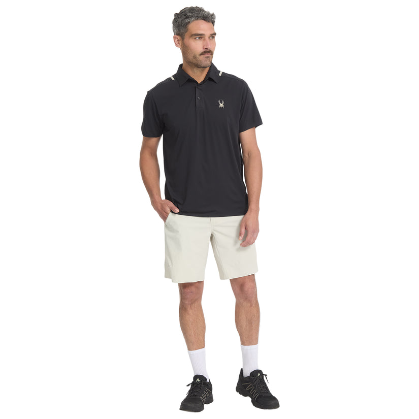 Pinnacle Short Sleeve Polo - Black