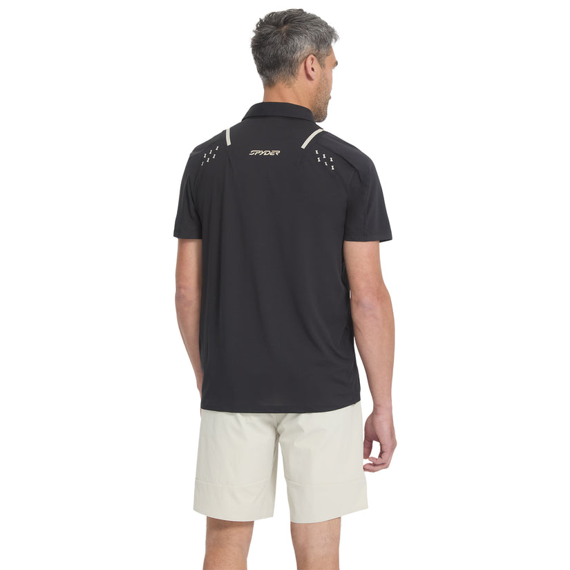 Pinnacle Short Sleeve Polo - Black