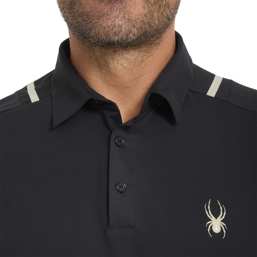 Pinnacle Short Sleeve Polo - Black