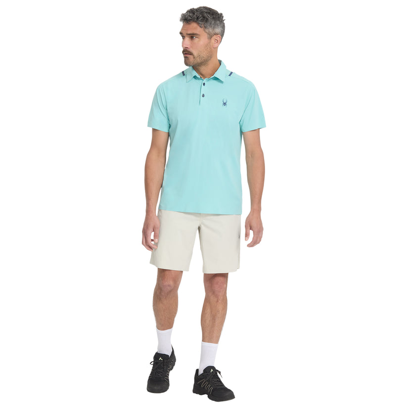 Pinnacle Short Sleeve Polo - Glacier Blue