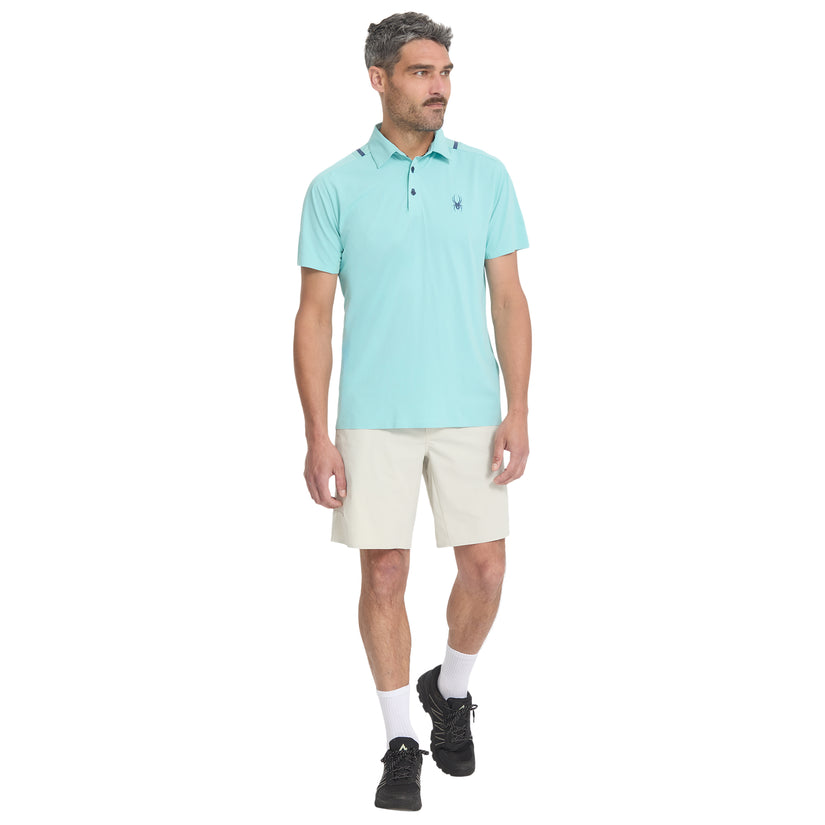 Pinnacle Short Sleeve Polo - Glacier Blue