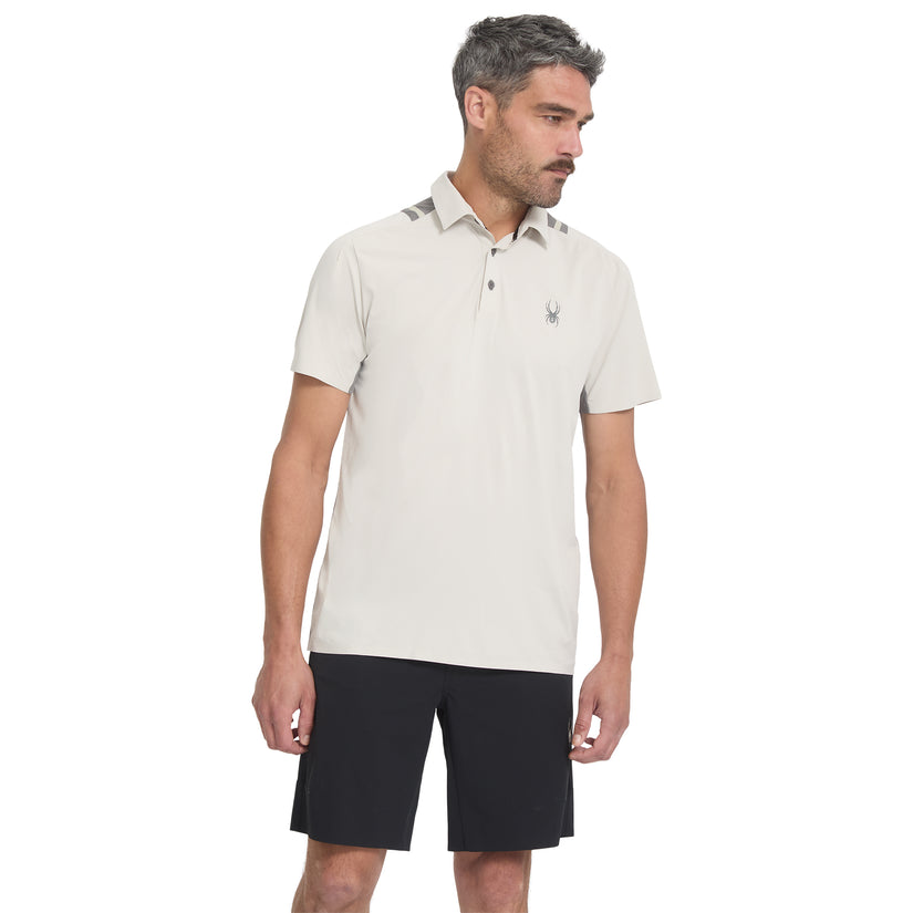Pinnacle Short Sleeve Polo - Light Grey