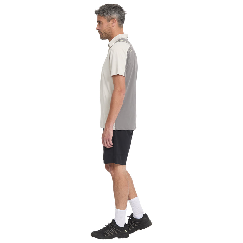 Pinnacle Short Sleeve Polo - Light Grey