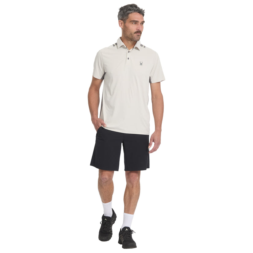 Pinnacle Short Sleeve Polo - Light Grey