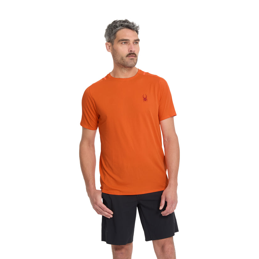Pinnacle Short Sleeve Tech Tee - Flash Orange