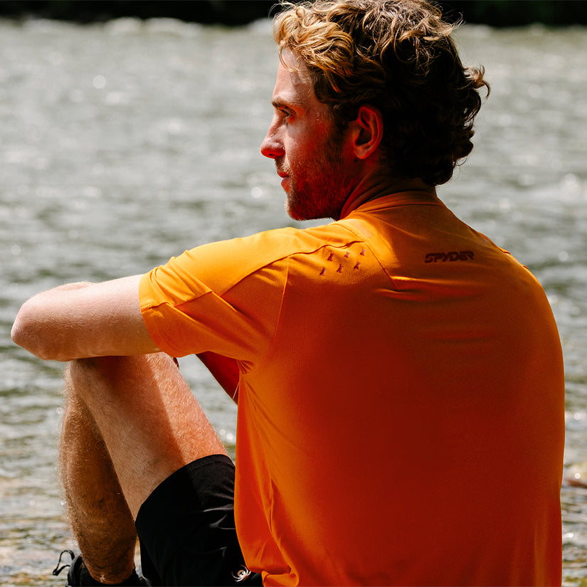 Pinnacle Short Sleeve Tech Tee - Flash Orange