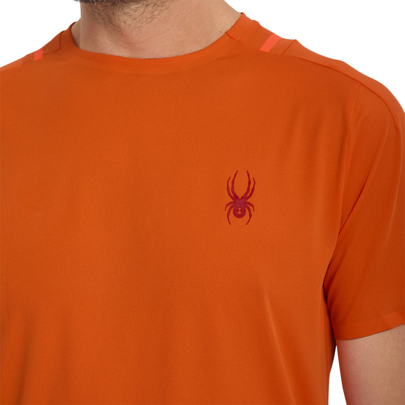 Pinnacle Short Sleeve Tech Tee - Flash Orange