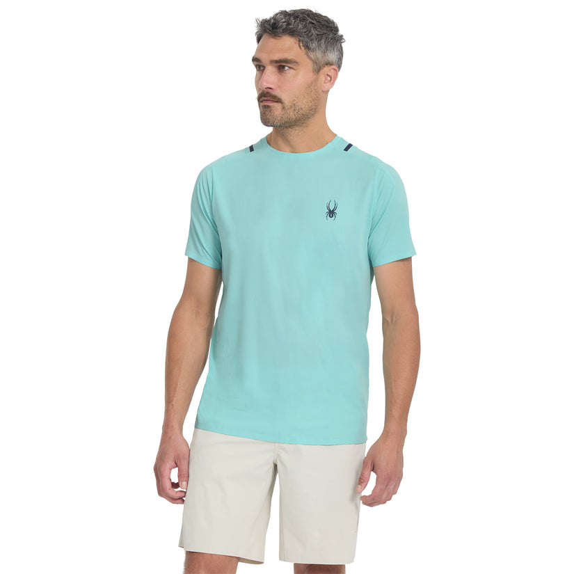 Pinnacle Short Sleeve Tech Tee - Glacier Blue