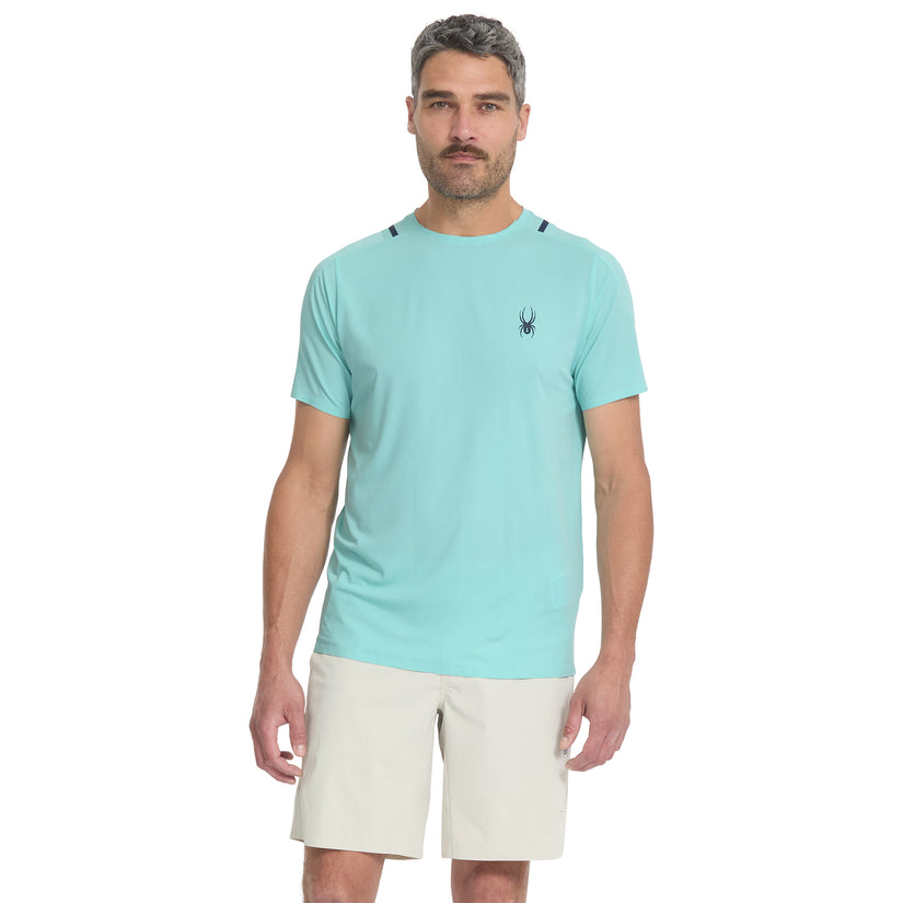 Pinnacle Short Sleeve Tech Tee - Glacier Blue