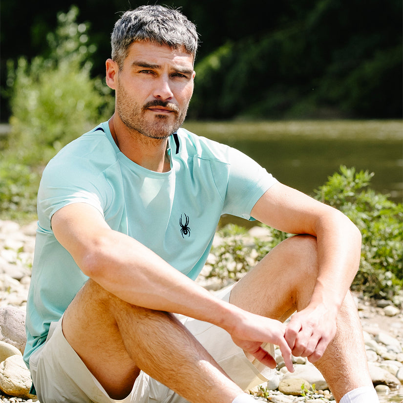 Pinnacle Short Sleeve Tech Tee - Glacier Blue