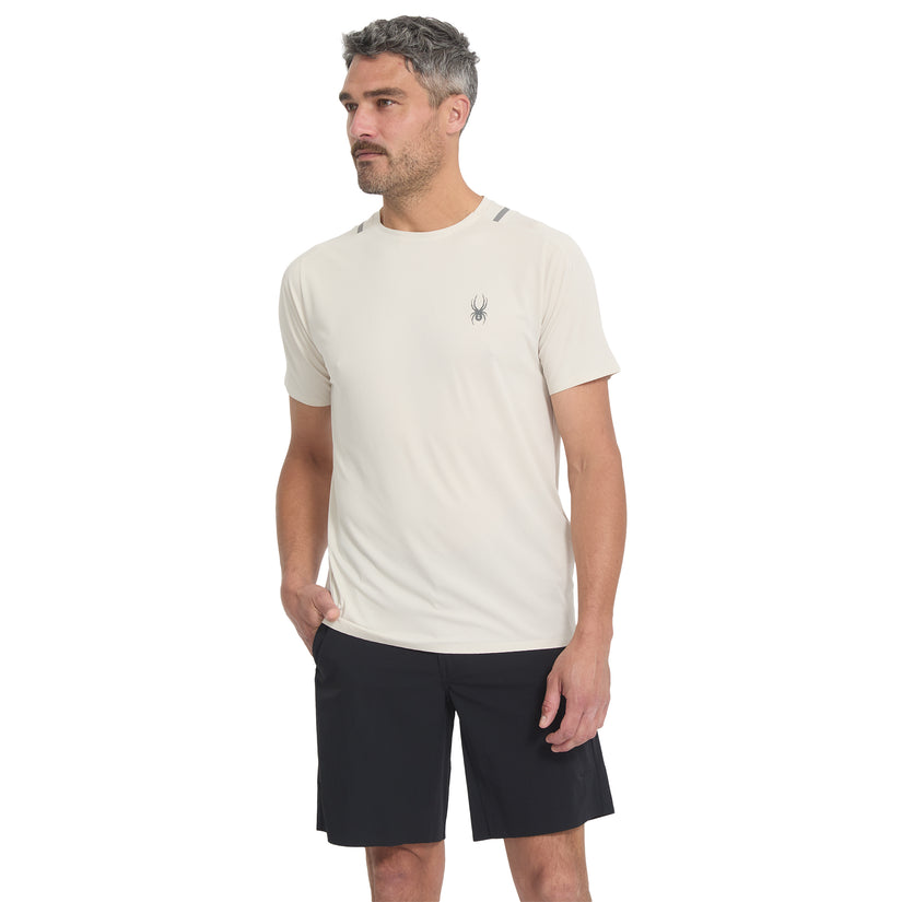 Pinnacle Short Sleeve Tech Tee - Light Grey