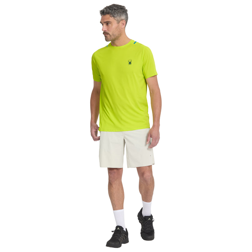Pinnacle Short Sleeve Tech Tee - Lime