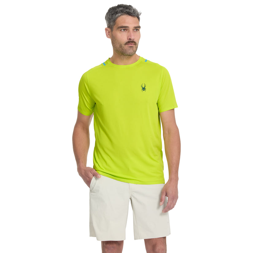 Pinnacle Short Sleeve Tech Tee - Lime