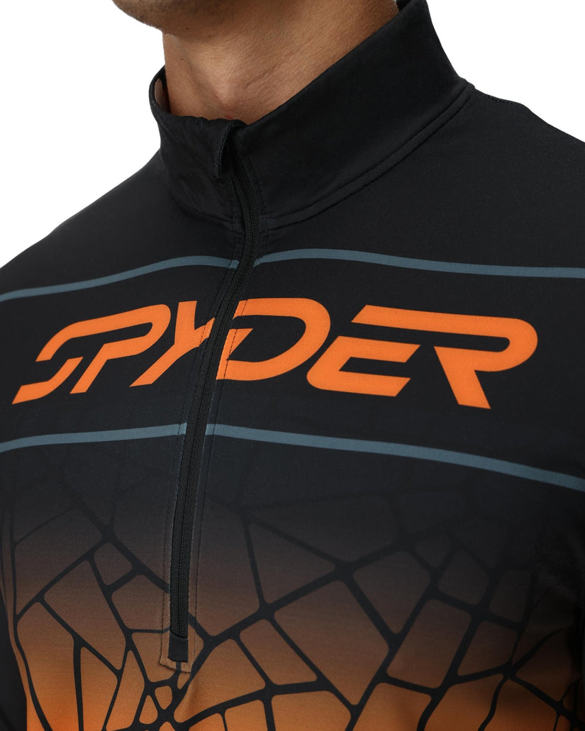 Mens Podium Half Zip - Black