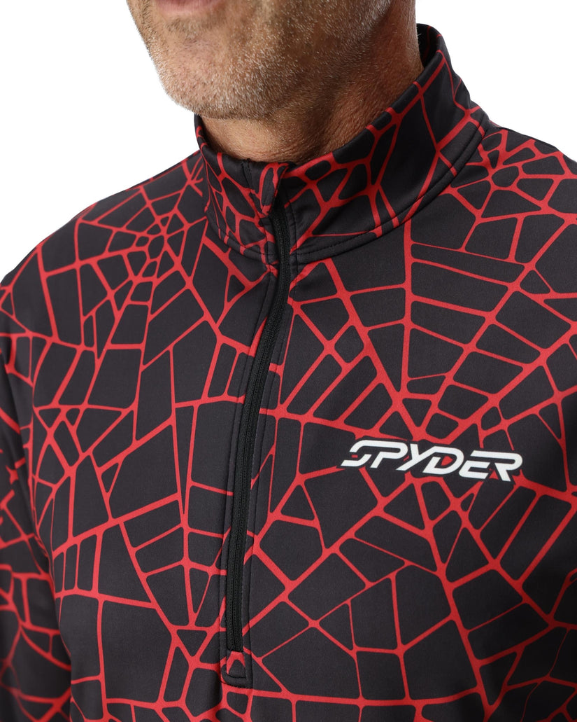 Mens Podium Half Zip - Spyder Red
