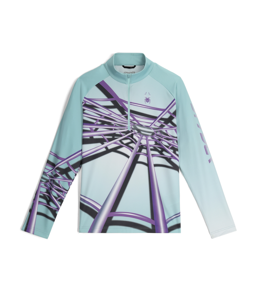 Mens Legacy Half Zip - Glacier Blue