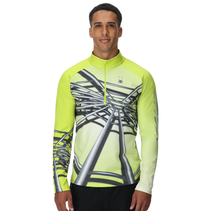 Mens Legacy Half Zip - Lime