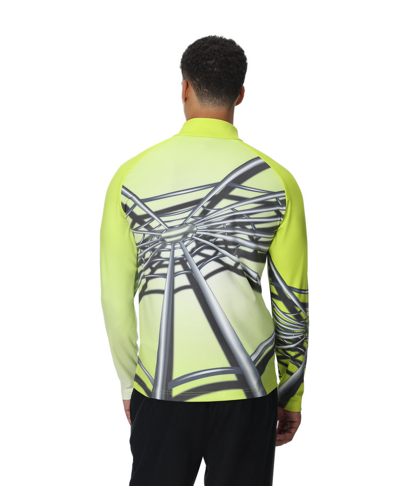 Mens Legacy Half Zip - Lime