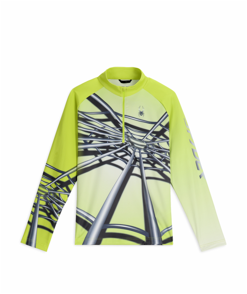 Mens Legacy Half Zip - Lime