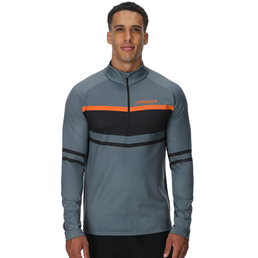 Mens Legacy Half Zip - Slate Blue