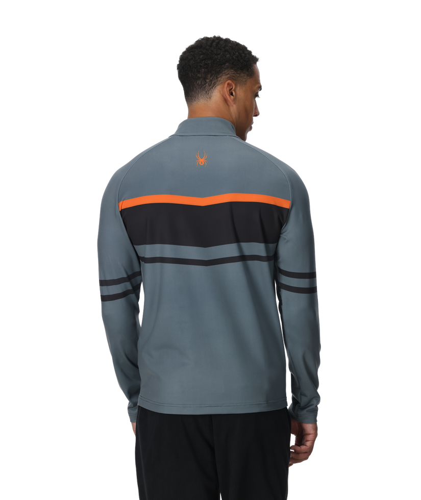 Mens Legacy Half Zip - Slate Blue