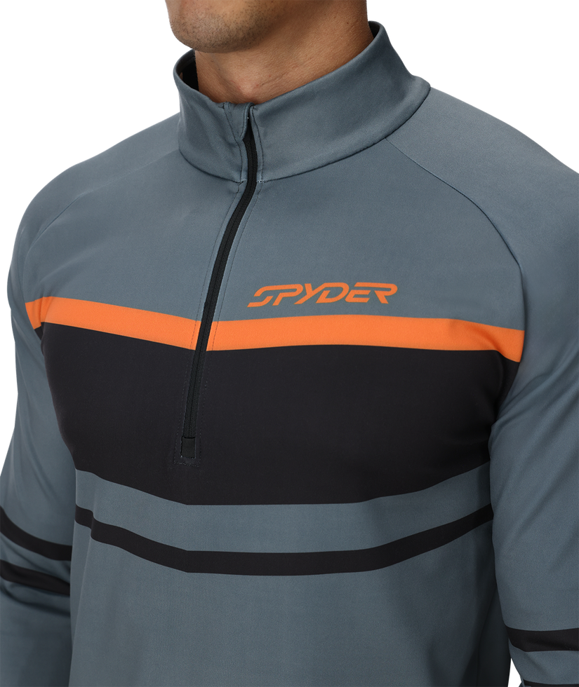 Mens Legacy Half Zip - Slate Blue