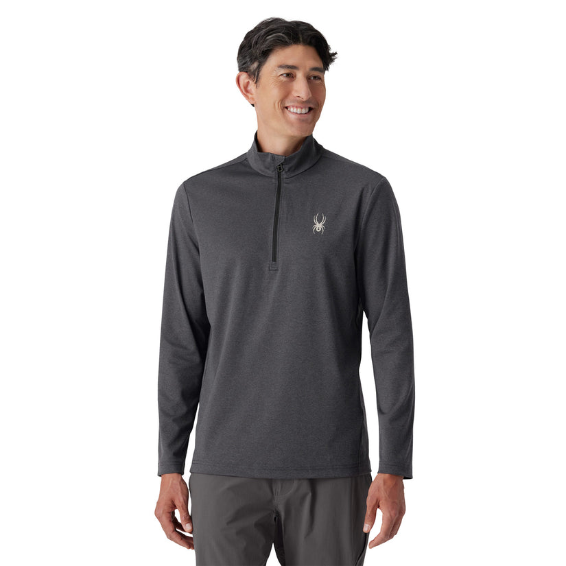 Prospect Half Zip - Black Melange