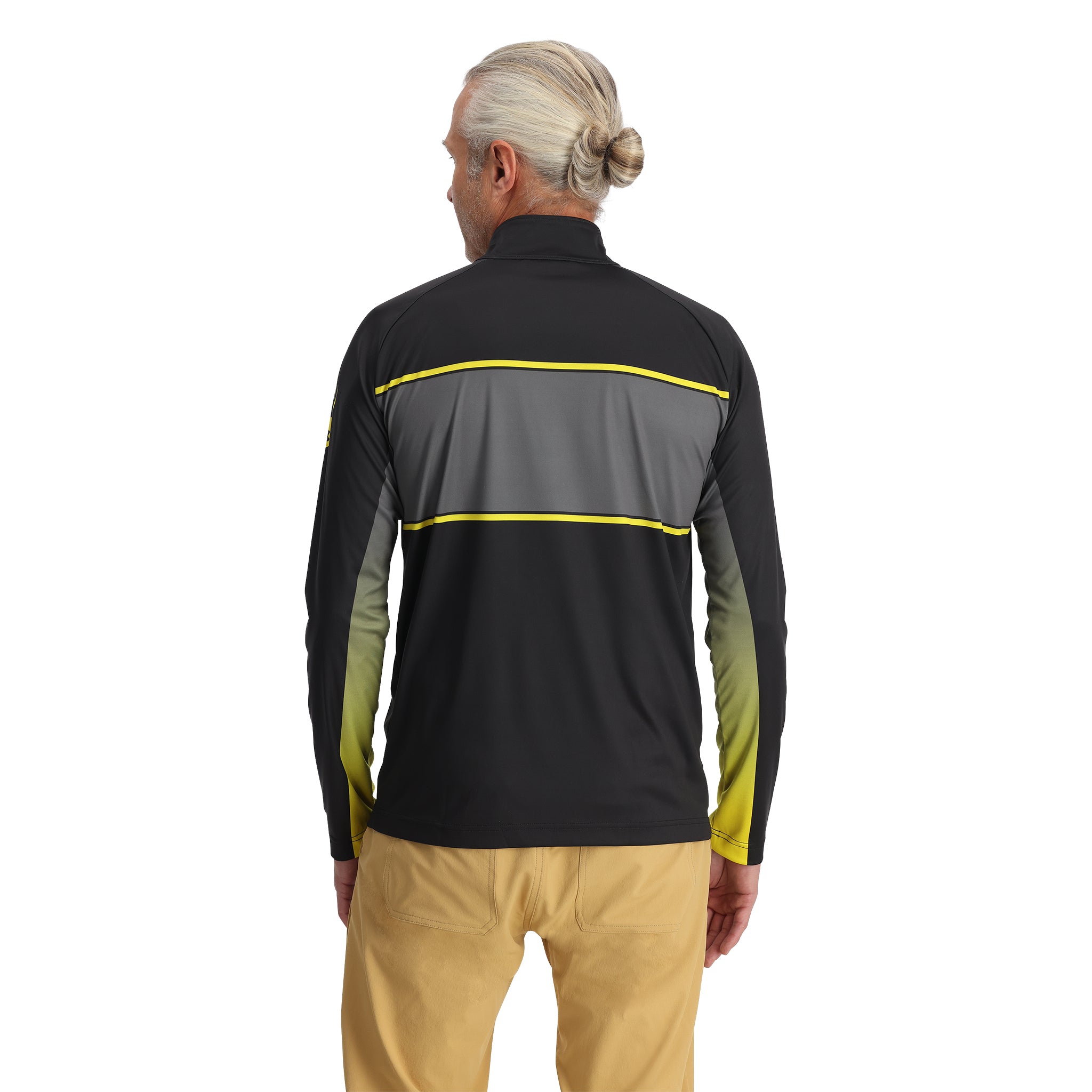 Paramount Half Zip - Acid Yellow | Spyder Europe