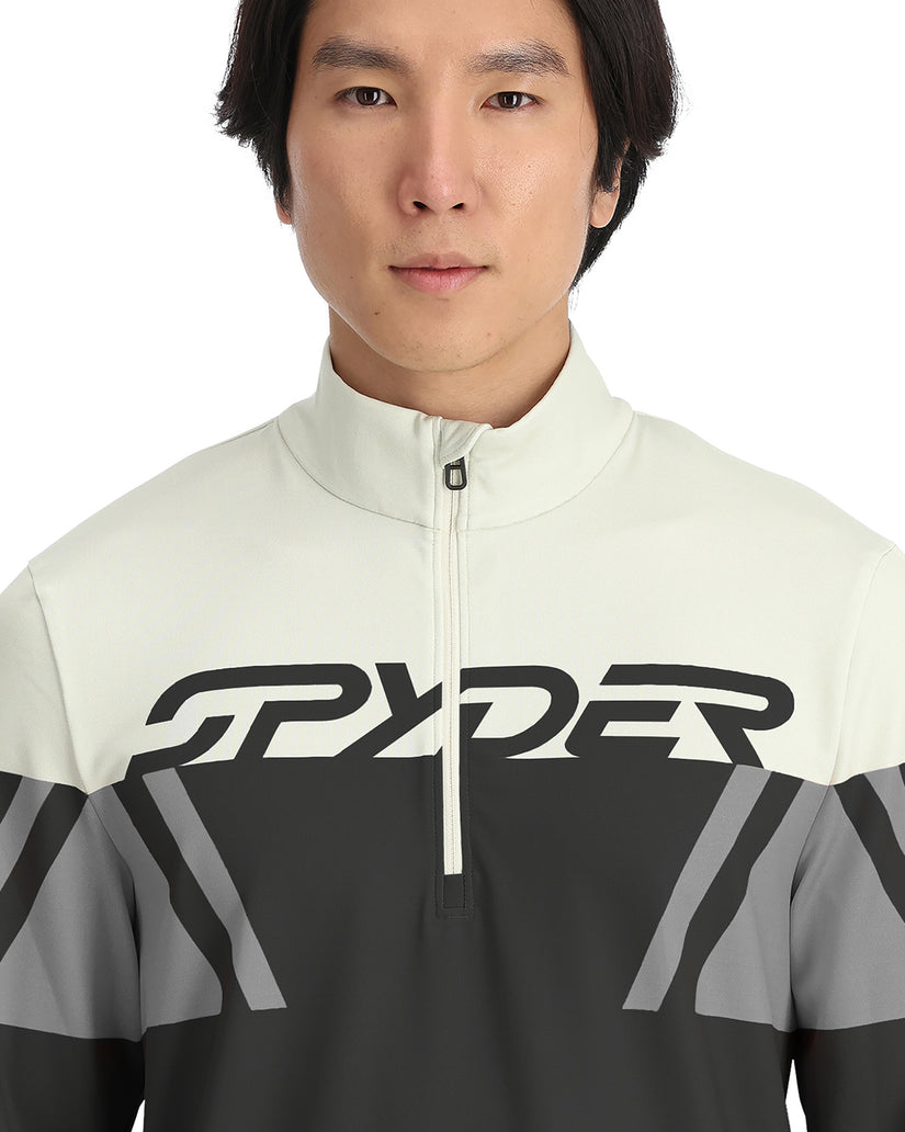 Mens Paramount Half Zip - Black Escape