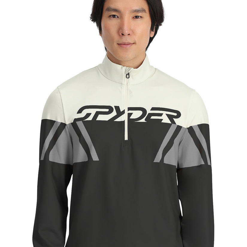 Mens Paramount Half Zip - Black Escape