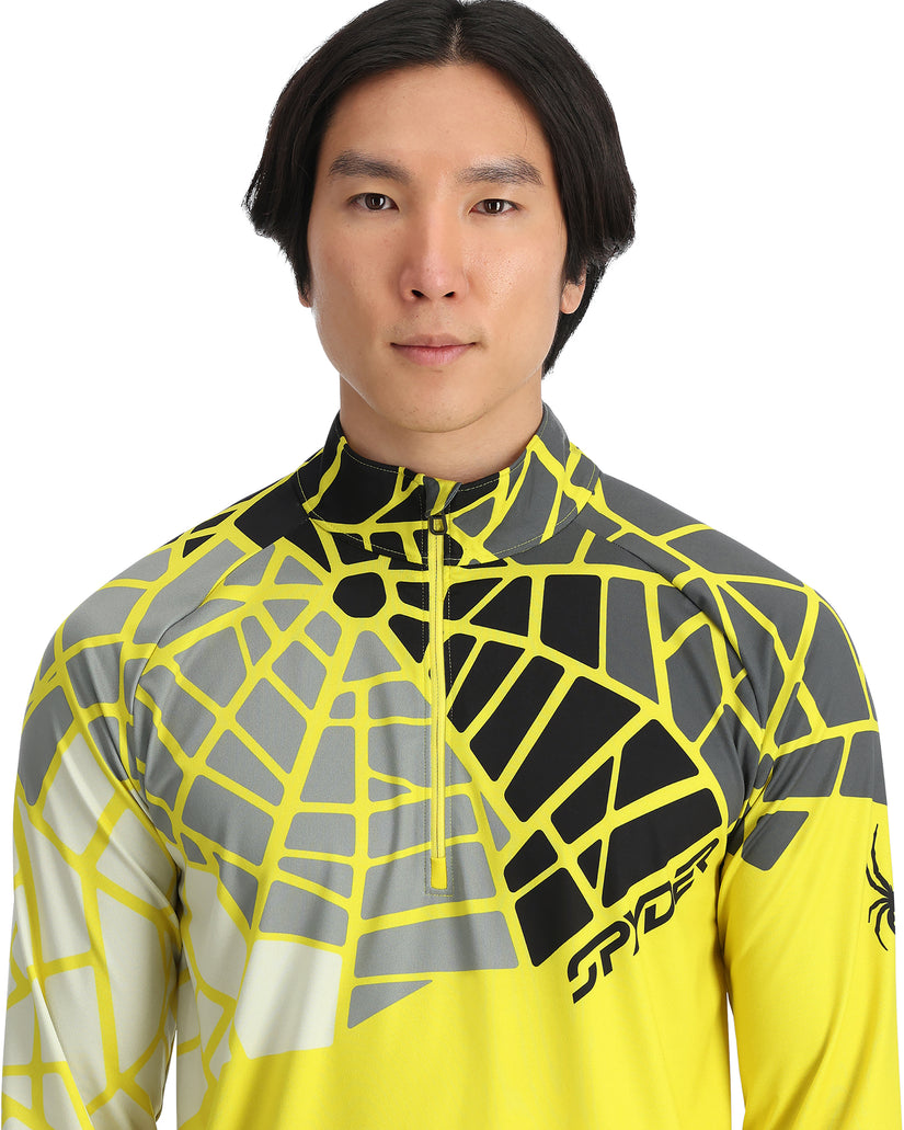 Mens Vital Half Zip - Acid Yellow