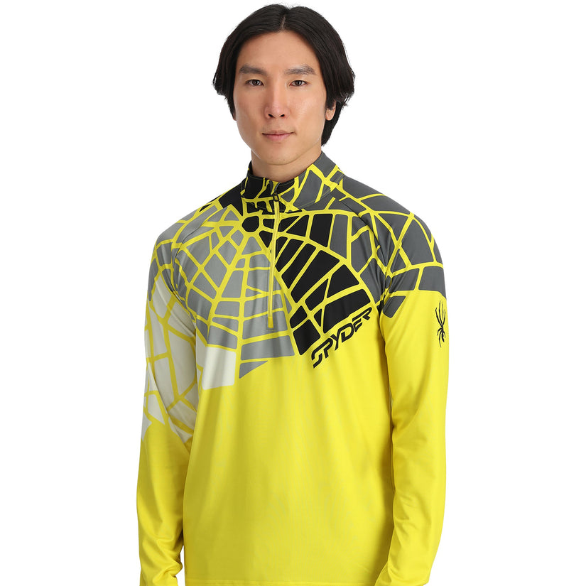 Mens Vital Half Zip - Acid Yellow