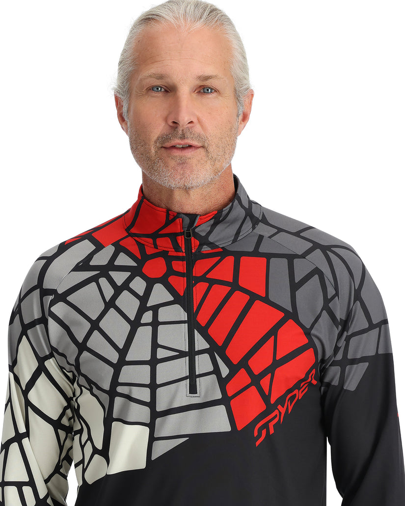 Mens Vital Half Zip - Black Escape