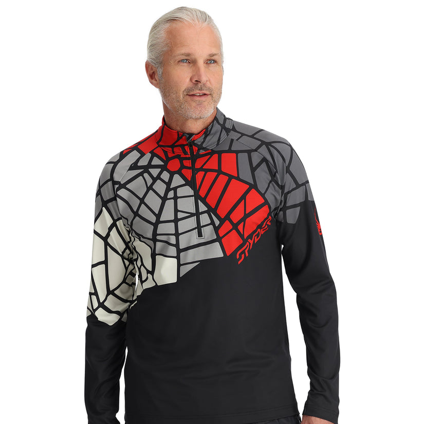 Mens Vital Half Zip - Black Escape