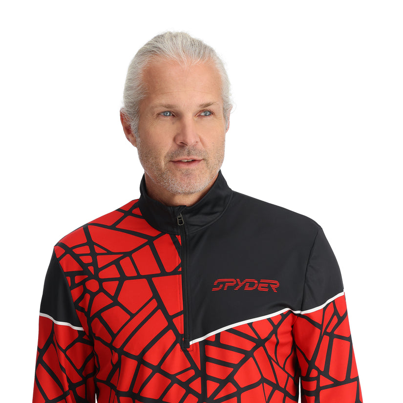 Mens Vital Half Zip - Volcano
