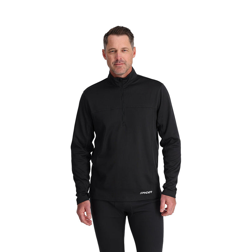 Mens Charger 1/2 Zip - Black