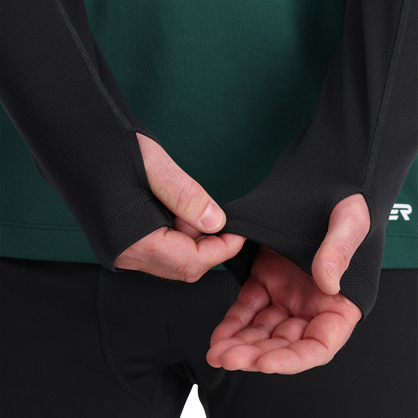 Charger 1/2 Zip - Cypress Green