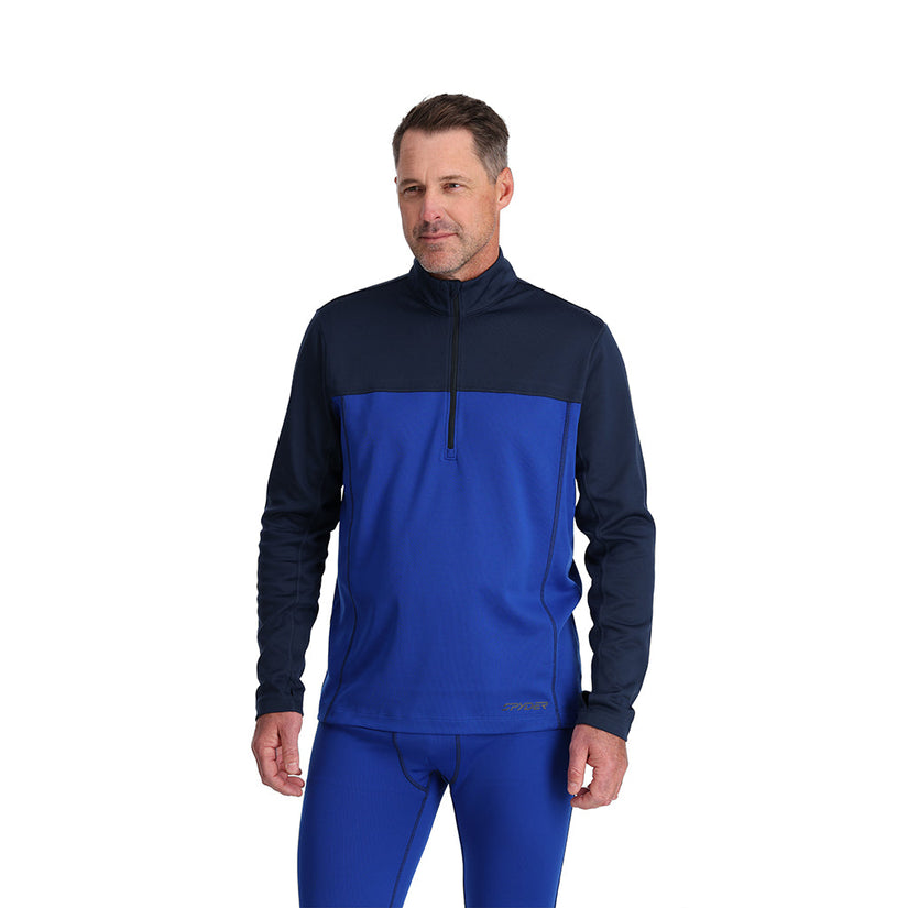 Mens Charger 1/2 Zip - Electric Blue