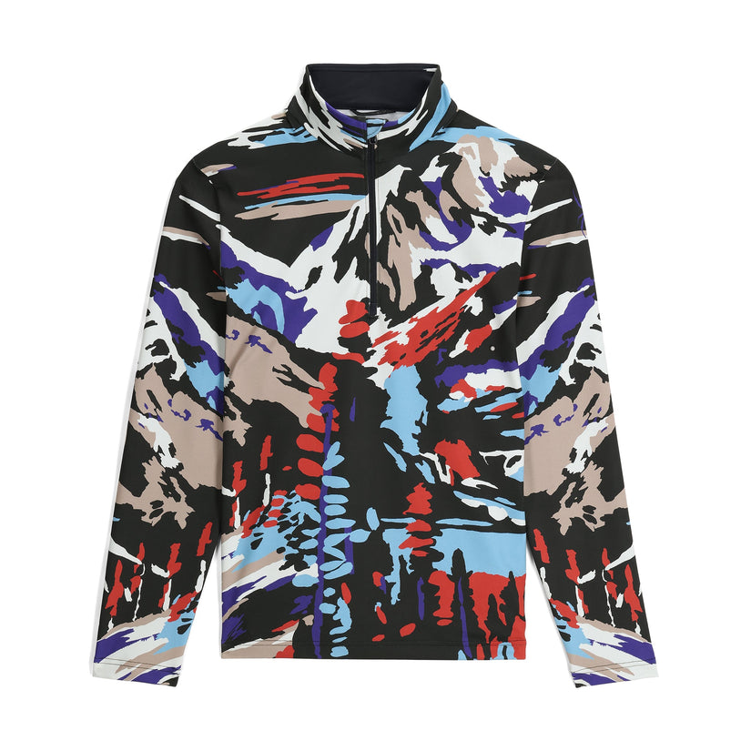 Podium Half Zip - Paint By Numbers Purple Flash
